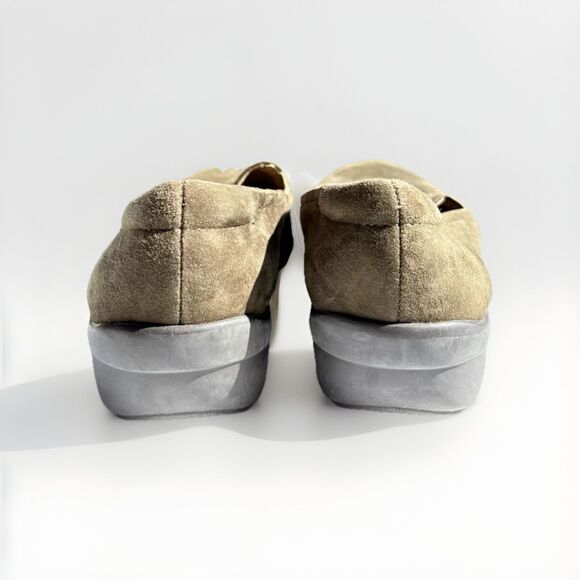 EASY SPIRIT WOMEN'S SANTARA SLIP-ON LOAFER, Olive Green, US SIZE 6.5 M - Picture 3 of 9